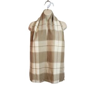 Vintage Forecaster Of Boston Plaid Tartan Shawl Scarf